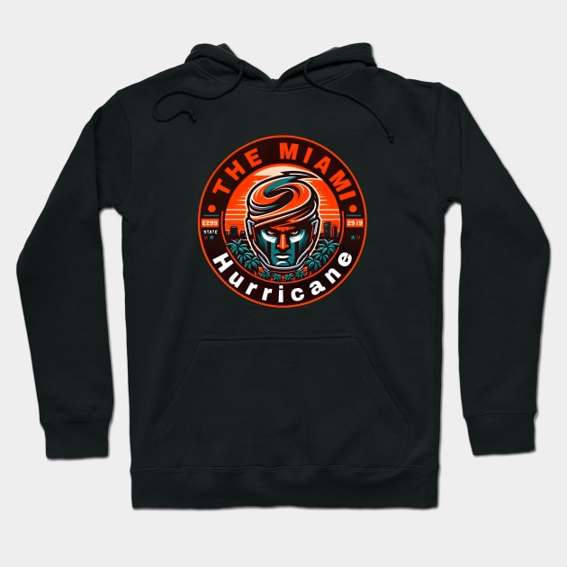 Miami Hurricane Wonderland Hoodie by TeeVee